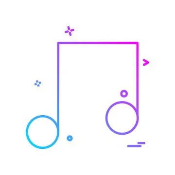 User Interface icon design vector イラスト素材