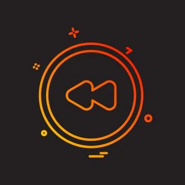 User Interface icon design vector イラスト素材