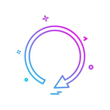 User Interface icon design vector Illustrazione stock