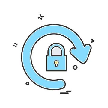 User Interface icon design vector Illustrazione stock