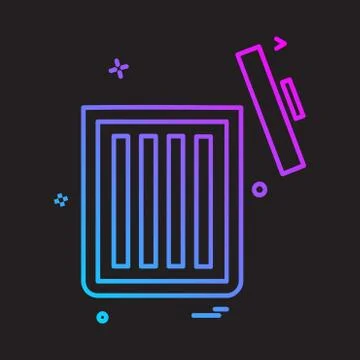 User Interface icon design vector イラスト素材