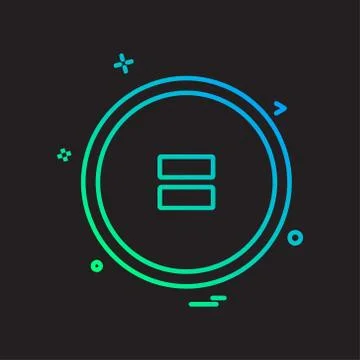 User Interface icon design vector Stock Illustration