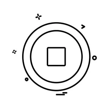 User Interface icon design vector Stock Illustration