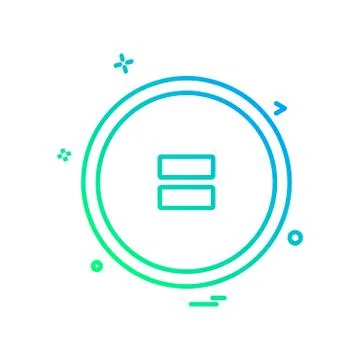 User Interface icon design vector Stock Illustration