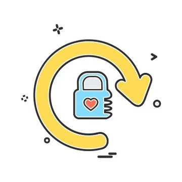 User Interface icon design vector Illustrazione stock