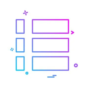 User Interface icon design vector Stock Illustration