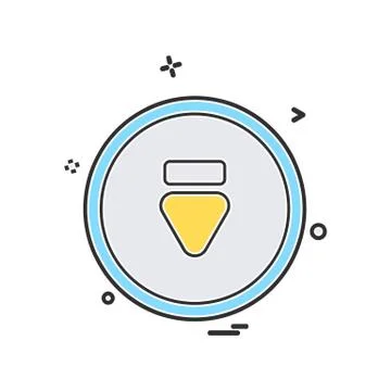 User Interface icon design vector Illustrazione stock