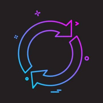 User Interface icon design vector Illustrazione stock