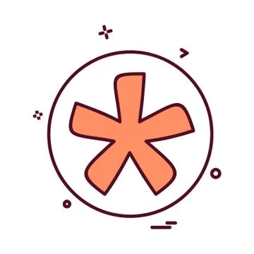 User Interface icon design vector 스톡 일러스트