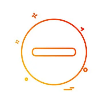 User Interface icon design vector Illustrazione stock