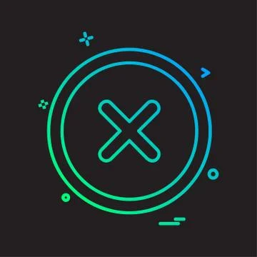 User Interface icon design vector Illustrazione stock