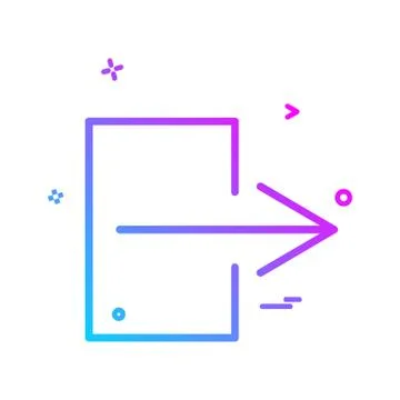 User Interface icon design vector イラスト素材