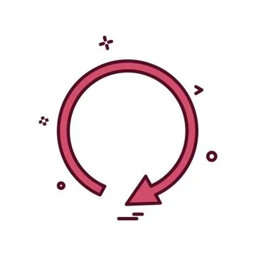 User Interface icon design vector Illustrazione stock