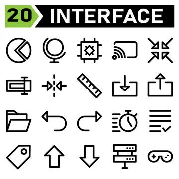 User interface icon set include pie, cart, info graphic, diagram, user interf 스톡 일러스트