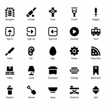 User Interface Icons Bundle 스톡 일러스트