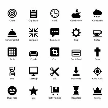 User Interface Icons Stock Illustration