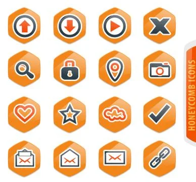 User Interface icons set Illustrazione stock