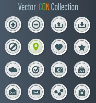 User Interface icons set イラスト素材