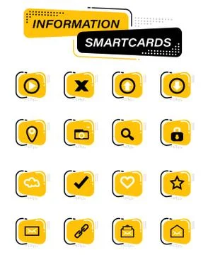 User Interface icons set 库存插图