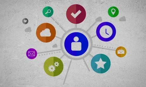 User interface Illustrazione stock