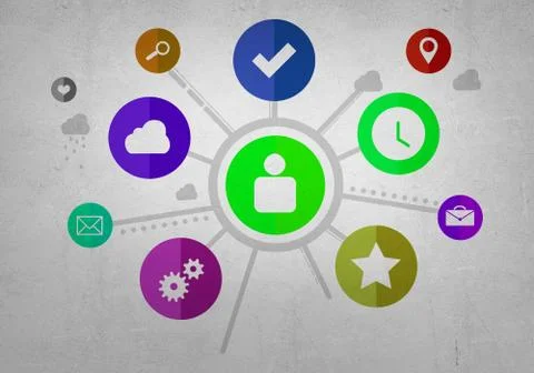 User interface Illustrazione stock
