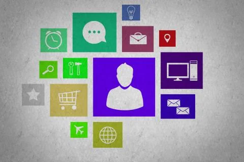 User interface Illustrazione stock