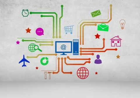 User interface Illustrazione stock