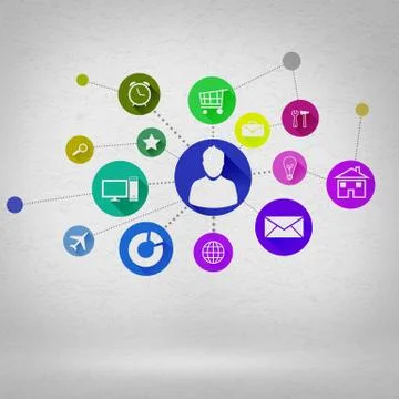 User interface Illustrazione stock