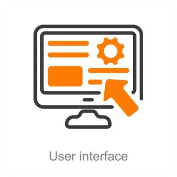 User interface Stock Illustration