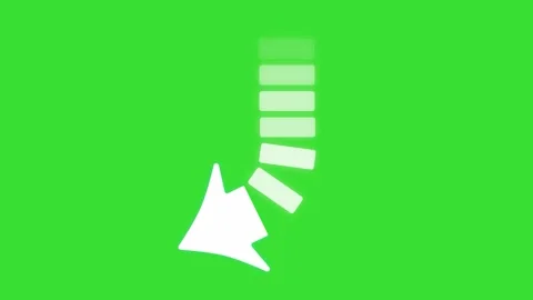 User Interface Left Arrow Icon Motion Graphics Animation 4K Video Stock Footage 339852865