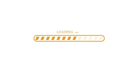 User Interface Loading Bar Animation with Dynamic Waiting Progress Effect Stock Footage 337069916