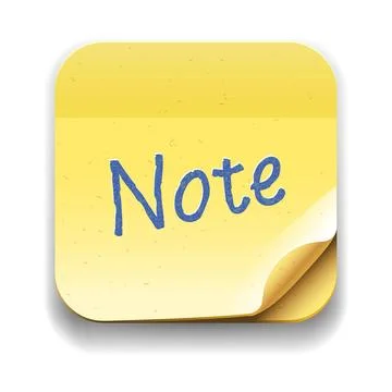 User interface note icon, vector Eps10 image User interface note icon, vec... Stock Photos