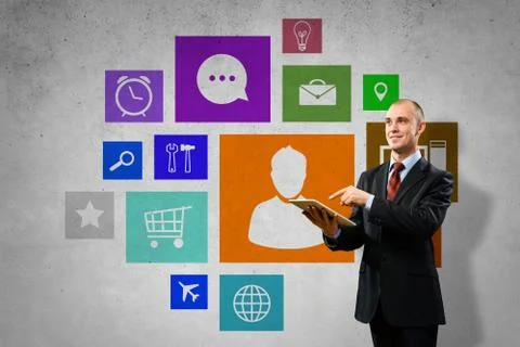 User interface Stockfoto's