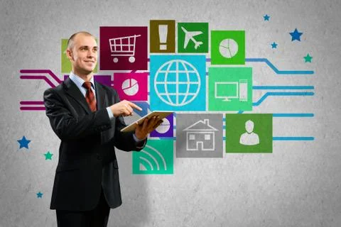 User interface Stockfoto's