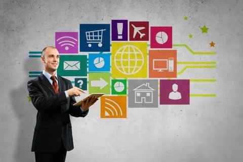 User interface Stockfoto's