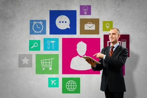 User interface Stockfoto's