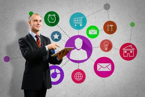 User interface Stockfoto's