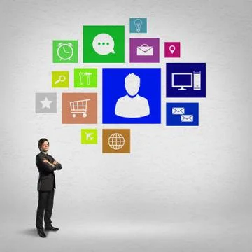 User interface Stockfoto's
