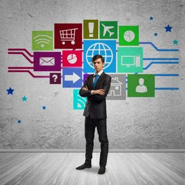 User interface Stockfoto's