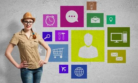 User interface Foto stock
