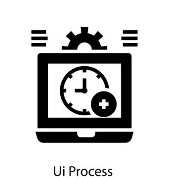 User Interface Process Stock Illustration