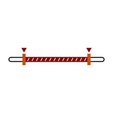 User interface selecting price range control bar Stock Illustration