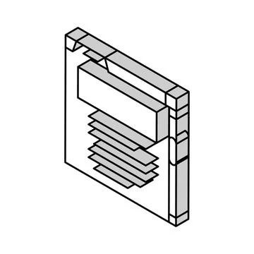 User interface text technical writer isometric icon vector illustration Stock Illustration