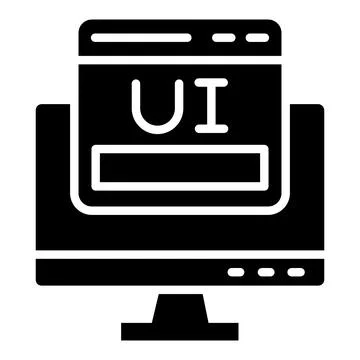 User interface Vector Icon Design Illustration Stock Illustration