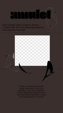 User Interface Vertical Sale Page. Simple Stories Template with Contacts Stock Illustration