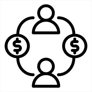 User line icon vector illustration isolated on white background Stock Illustration