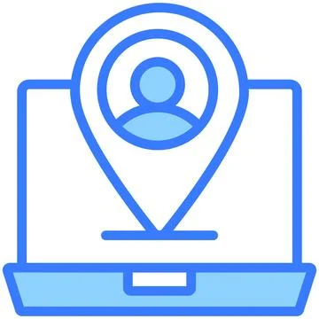 User location Icon. User interface Vector Illustration, As a Simple Vector .. Illustrazione stock