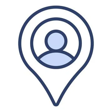 User location Icon. User interface Vector Illustration, As a Simple Vector .. 库存插图