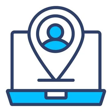 User location Icon. User interface Vector Illustration, As a Simple Vector .. Stock Illustration