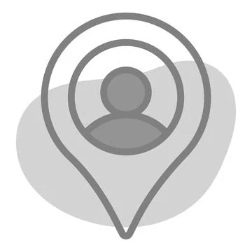 User location Icon. User interface Vector Illustration, As a Simple Vector .. 库存插图